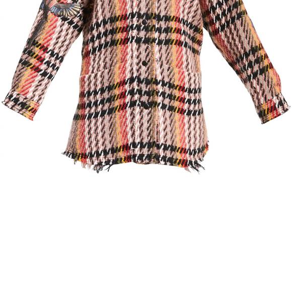 Nwt johnny was hunter wool jacket in multi - Picture 4 of 4